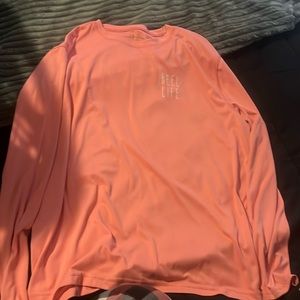 Large Reel Life long sleeve breathable material long sleeve shirt.